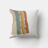 Minimalistische Boho Macramé Regenboog Kussen (Achterkant)