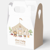 Minimalistische Boho Magical Safari Circus Baby sh Bedankdoosjes (Open)
