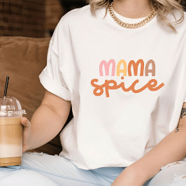Minimalistische Boho Mama Spice T-shirt