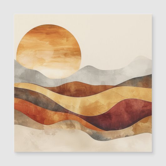 Minimalistische Boho Natuur - Warm Earth Tones (Voorkant)