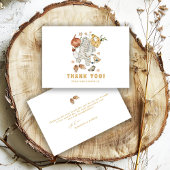 Minimalistische Boho Nieuwe Baby Douche Jongenswas Bedankkaart