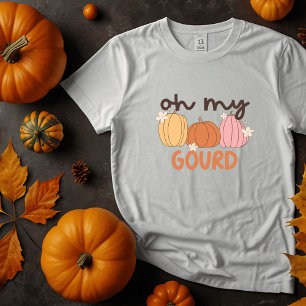 Minimalistische Boho Oh My Gourd T-shirt