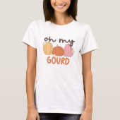 Minimalistische Boho Oh My Gourd T-shirt (Voorkant)
