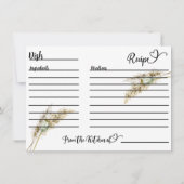 Minimalistische Boho pampas gradenrecept (Achterkant)