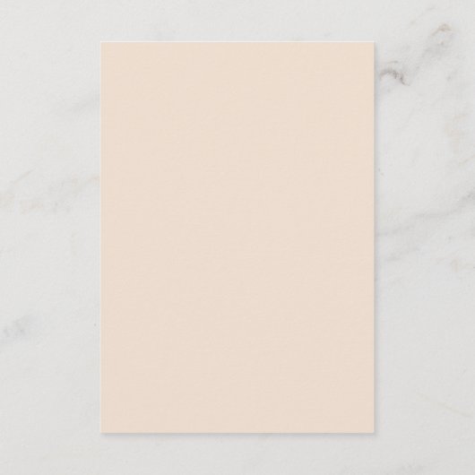 Minimalistische Boho Pampas Grass Details Informatiekaartje (Achterkant)