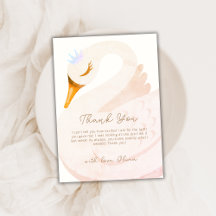 Minimalistische Boho Princess Swan Girl Baby showe