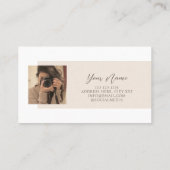 Minimalistische Boho Professional Visitekaartje (Achterkant)