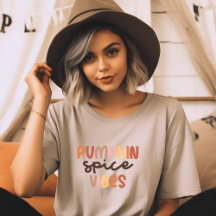 Minimalistische Boho Pumpkin Spice Vibes T-shirt