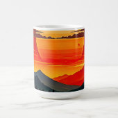 Minimalistische BOHO-reiziger Koffiemok (Center)