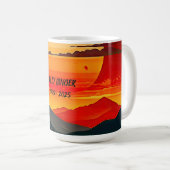 Minimalistische BOHO-reiziger Koffiemok (Voorkant rechts)