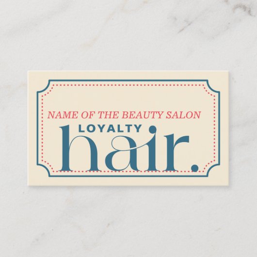 Minimalistische Boho Retro Blue Beauty Loyalty Kaa (Voorkant)