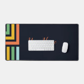 Minimalistische Boho Road Abstract Stromen Bureaumat (Keyboard & Muis)
