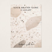 Minimalistische Boho sieraden oorbel display Kaart (Voorkant)