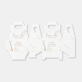 Minimalistische Boho S'more Fun Stars Baby shower Bedankdoosjes (Uitgevouwen)