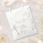 Minimalistische Boho S'more Fun Stars Baby shower Bedankzakje (Geknipt)