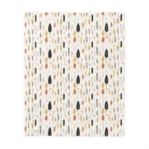 Minimalistische Boho stijl fleece deken