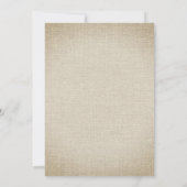 Minimalistische Boho Waterverf Pampas Grass Weddin Kaart (Achterkant)