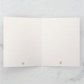 Minimalistische Boho Winter Jongenskleding Baby sh Bedankkaart (Binnen)