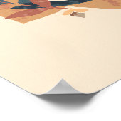 Minimalistische Boho Yin-Yang Wall Art Poster (Hoek)