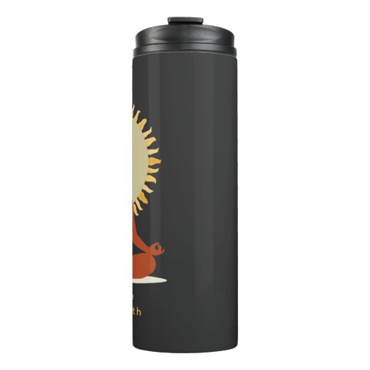 Minimalistische Boho Zon Mandala Vaderdag Thermosbeker (Voorkant)