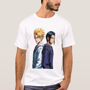 Minimalistische Bold Anime Warrior Shirt