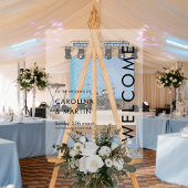 Minimalistische Bold Script Wedding Welkom Acryl Bord