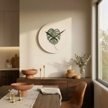 Minimalistische bontbladige Monstera-blad moderne