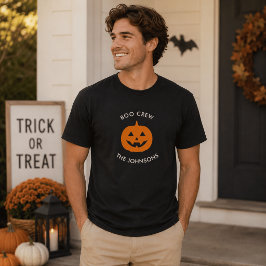 Minimalistische Boo Crew – Persoonlijke Halloween T-shirt