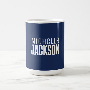 Minimalistische boodschap over de moderne Jouw naa Koffiemok