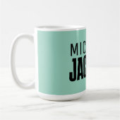 Minimalistische boodschap over de moderne Jouw naa Koffiemok (Links)