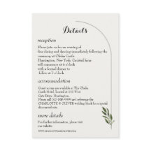 Minimalistische Boog Botanische Groene Huwelijksde