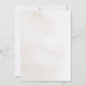 Minimalistische boog en script trouwfoto save the date (Achterkant)