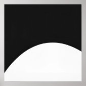 Minimalistische boog - Moderne Abstracte muurkunst Poster (Voorkant)