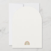 Minimalistische boogvormige regenboog Kaart | mode (Voorkant)
