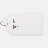 Minimalistische Boom Cadeaulabel (Achterkant Horizontaal)