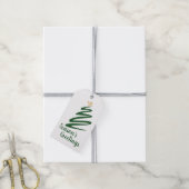Minimalistische Boom Cadeaulabel (Met Touw)