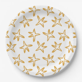 Minimalistische boomster papieren bordje