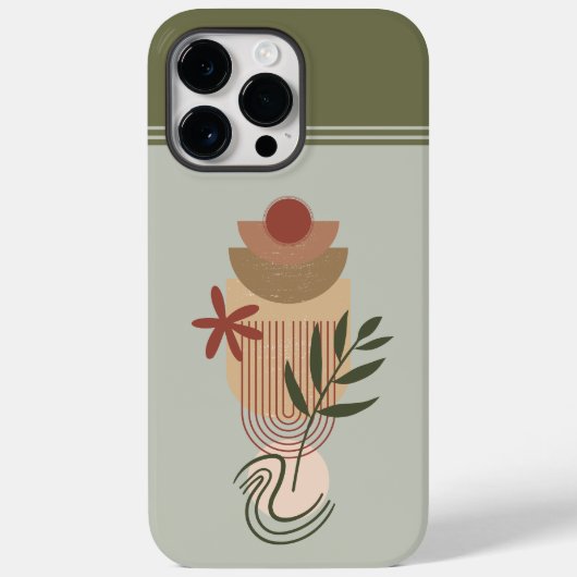 Minimalistische Botanische Abstract IV Case-Mate iPhone Case (Achterkant)