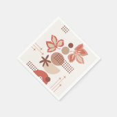 Minimalistische Botanische Abstract Servet (Hoek)