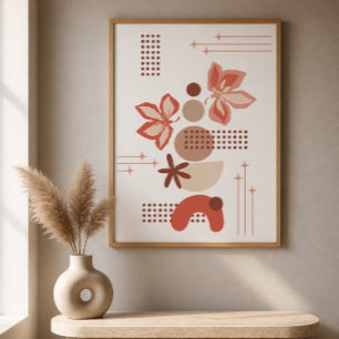 Minimalistische Botanische Abstracte Poster