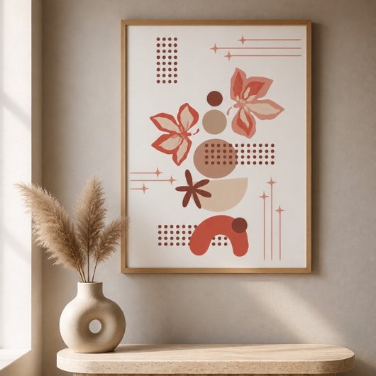 Minimalistische Botanische Abstracte Poster
