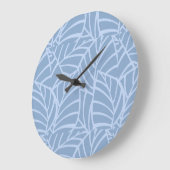 Minimalistische Botanische Aderen Grote Klok (Hoek)