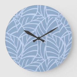 Minimalistische Botanische Aderen Grote Klok