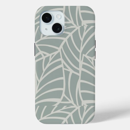 Minimalistische botanische aderen iPhone / iPad ho Case-Mate iPhone Case (Achterkant)