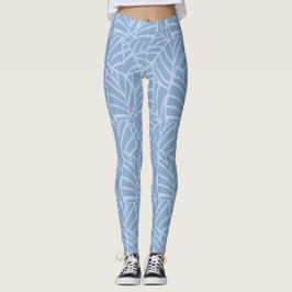 Minimalistische Botanische Aderen Leggings