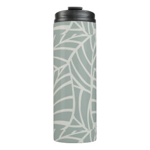 Minimalistische Botanische Aderen Thermosbeker