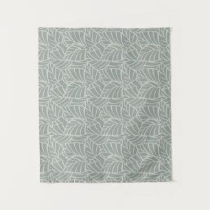 Minimalistische Botanische Aderen Wandkleed