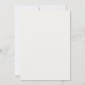 Minimalistische botanische babyshower uitnodiging (Achterkant)