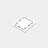 Minimalistische botanische blad rand | Schattig ha Post-it® Notes (Schuin)