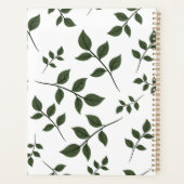 Minimalistische botanische bladeren Aangepaste naa Planner (Achterkant)